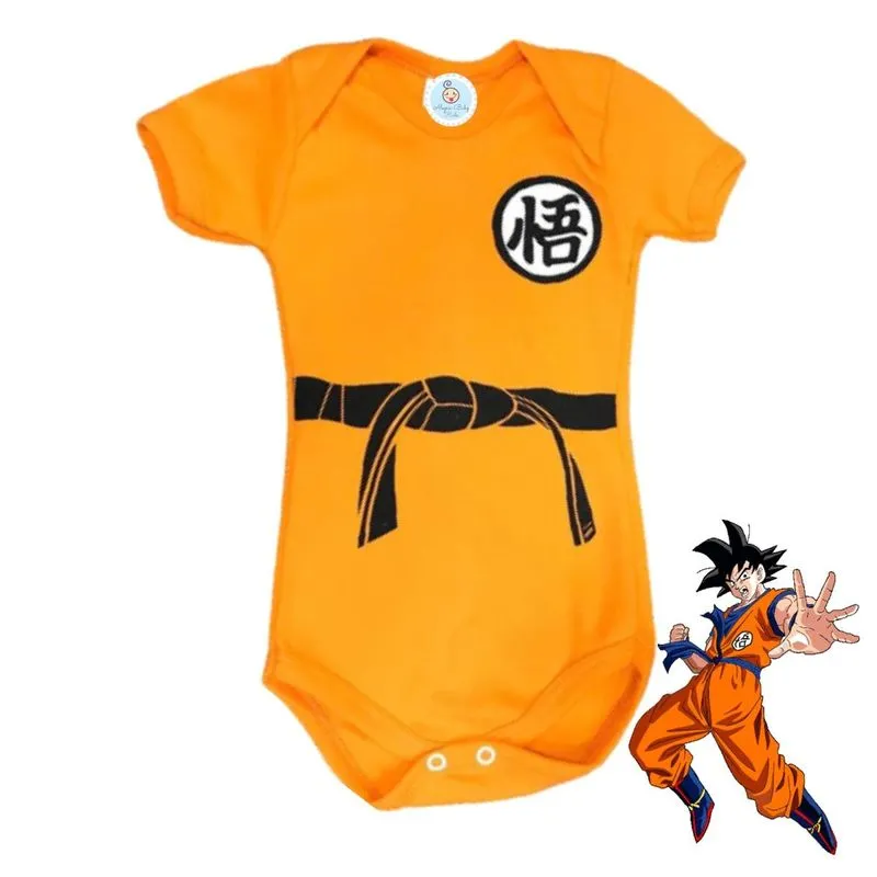 Body Bebê Personagem Goku