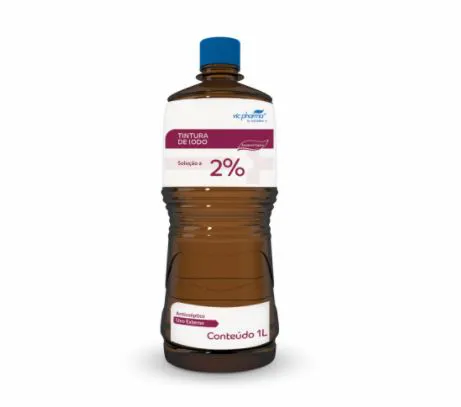 Tintura de Iodo 2% Litro - VIC Pharma