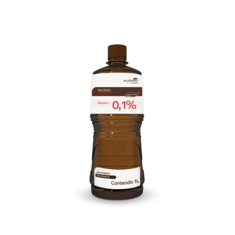 Alcool Iodado Tópico 1000 ML 0,1% - VIC Pharma