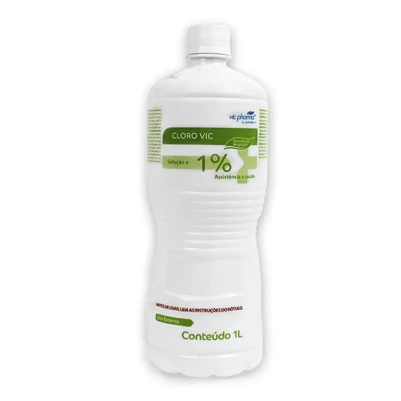 Hipoclorito De Sodio 1% ( Cloro Vic ) 1 Lt - Vic Pharma