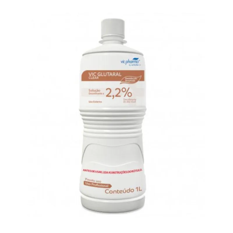Glutaraldeído 2,2% Litro Vic Glutaral Clear - Vic Pharma