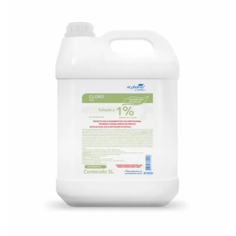 Hipoclorito De Sodio 1% 5 Lt (cloro Vic) - Vic Pharma