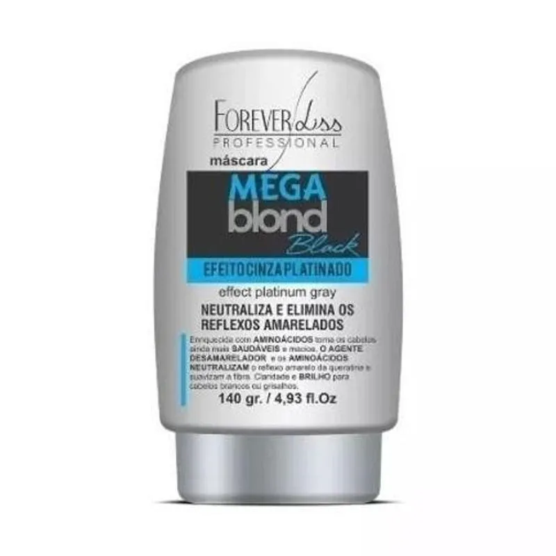 Mascara Ultra Matizadora Mega Blond Black Forever Liss 140g