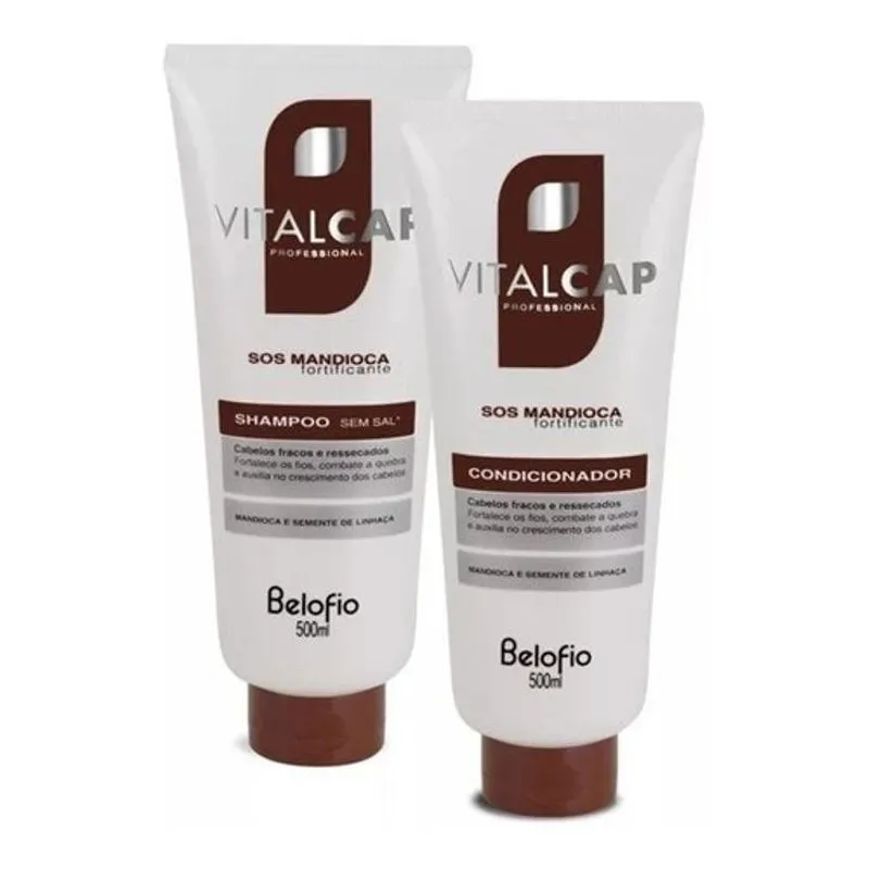 Vitalcap - Shampoo E Condicionador Sos Mandioca 500ml Cada