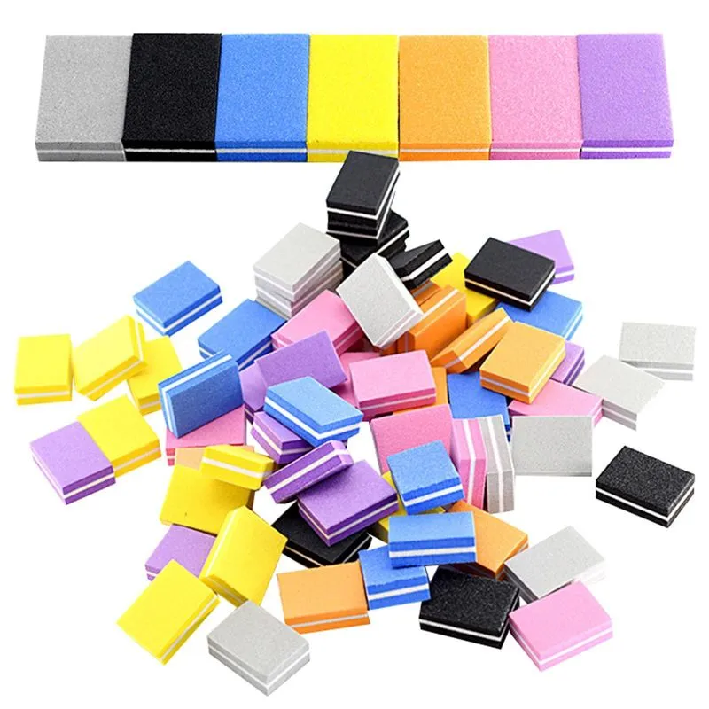 Conjunto De 100 Blocos De Proteção De Unhas Lixamento De Unhas Para