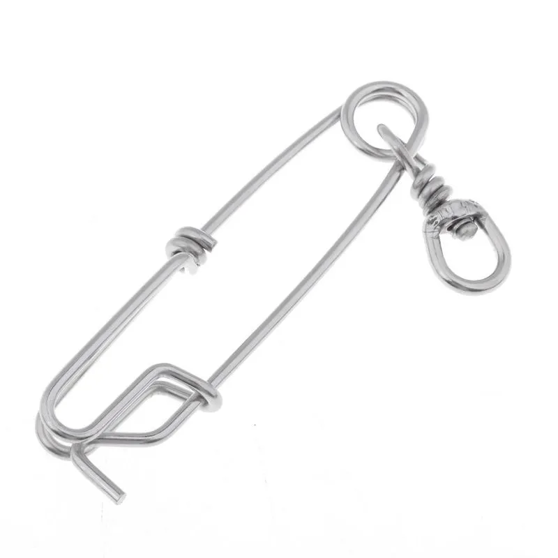 Conector De Pesca Marítima De Aço Inoxidável Com Clipe De Linha Longa