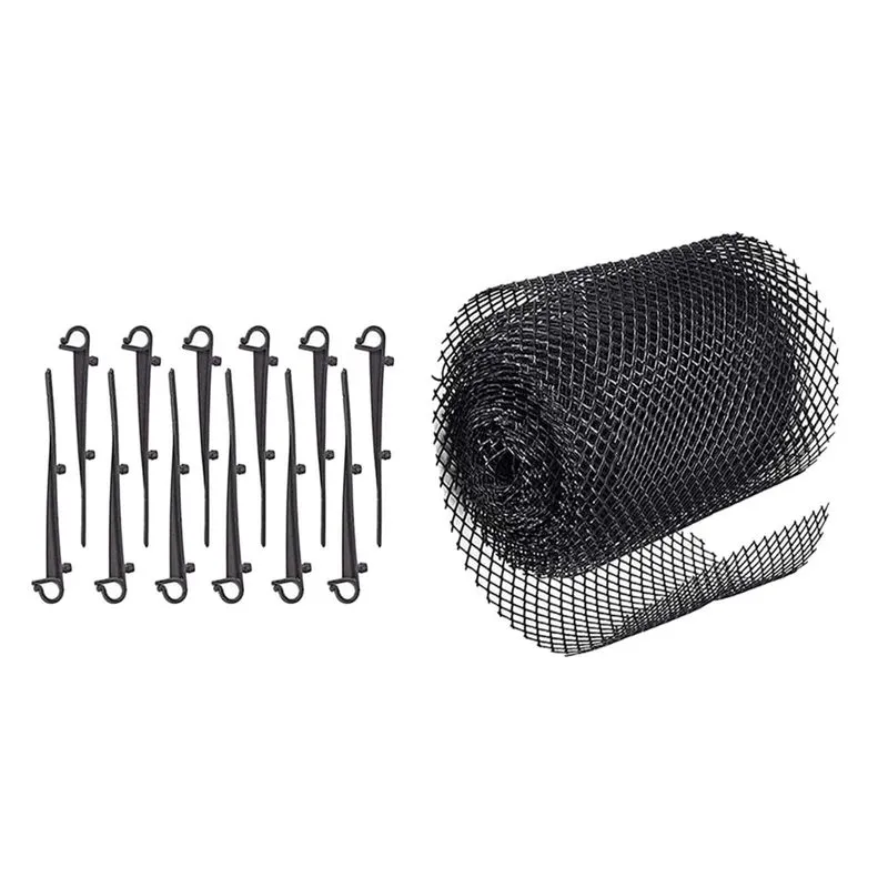 Filtro De Telhado Leaf Guard Mesh 6m Para Varanda Pátio Exterior