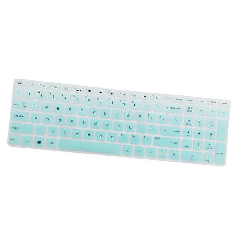 Capa De Pele De Teclado Para Notebook De Silicone Para Notebook Hp 15.6''