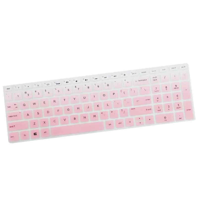 Capa De Pele De Teclado Para Notebook De Silicone Para Notebook Hp 15.6''