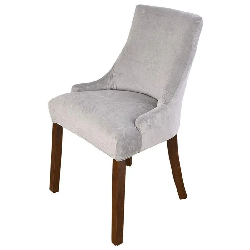 Tampa Elástica Da Cadeira Wingback Slipcover Luz De Braço Reutilizável