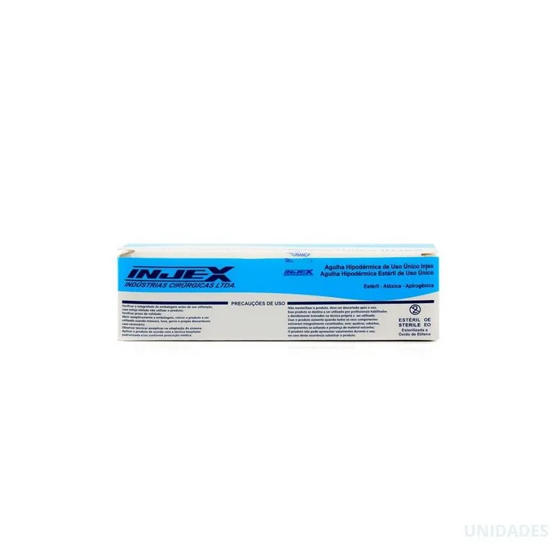 Agulha Descartável 30 X 0,8 (c/100) - Injex