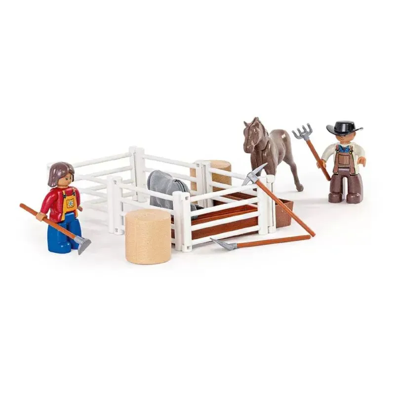 Kit Fazendinha Infantil Brinquedo Educativo - Poliplac