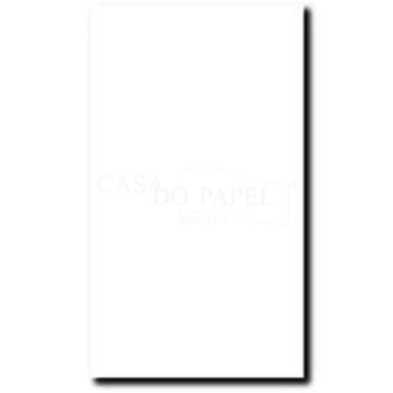 Papel Gessado Dobradura 46cmx60cm Branco Com 100 Unidades
