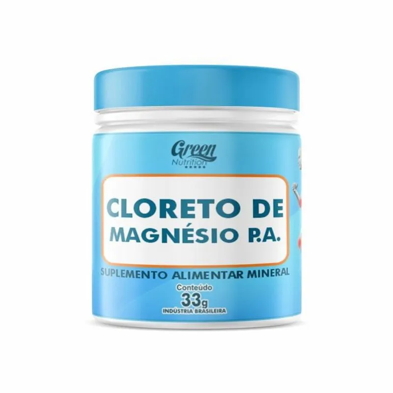 Cloreto magnésio p. A 33G green nutrition