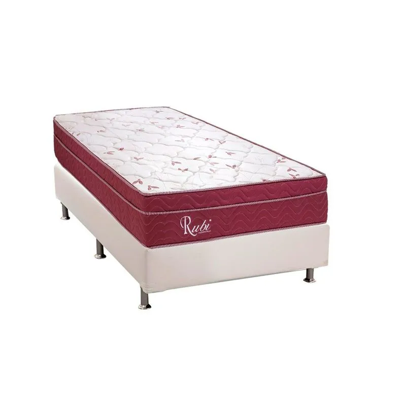 Conjunto Box-Colchão Simbal Diamond+Cama Solteiro 88