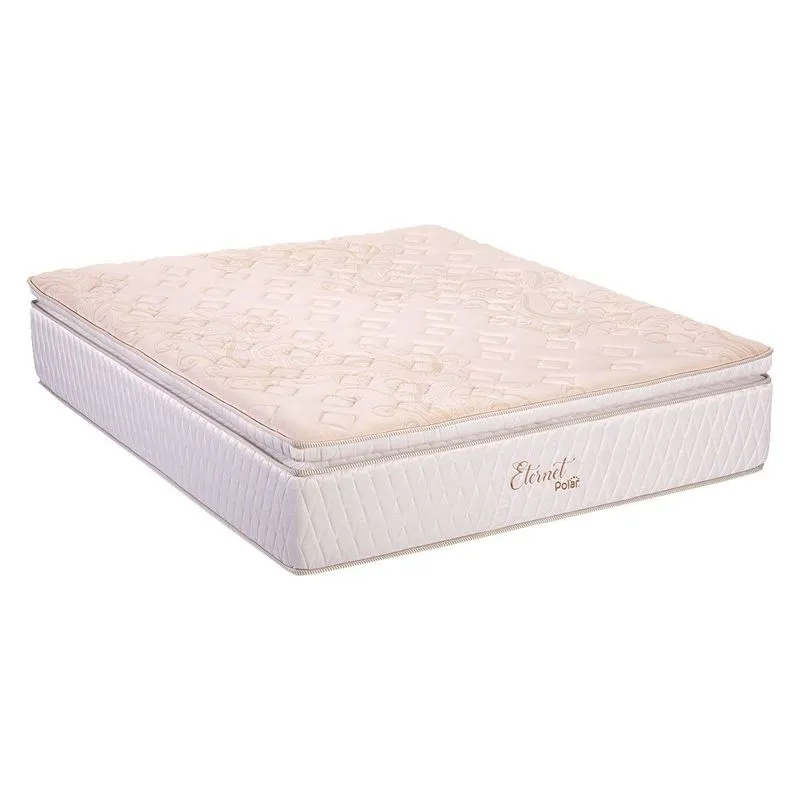 Colchão Casal Molas MasterPocket Ensacadas Viscoelástica Eternet (138x188x36) - Polar