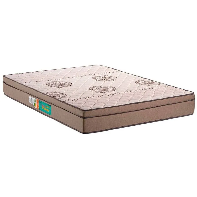 Colchão Queen Espuma D33 Pérola Euro Pillow (158x198x24) - Polar