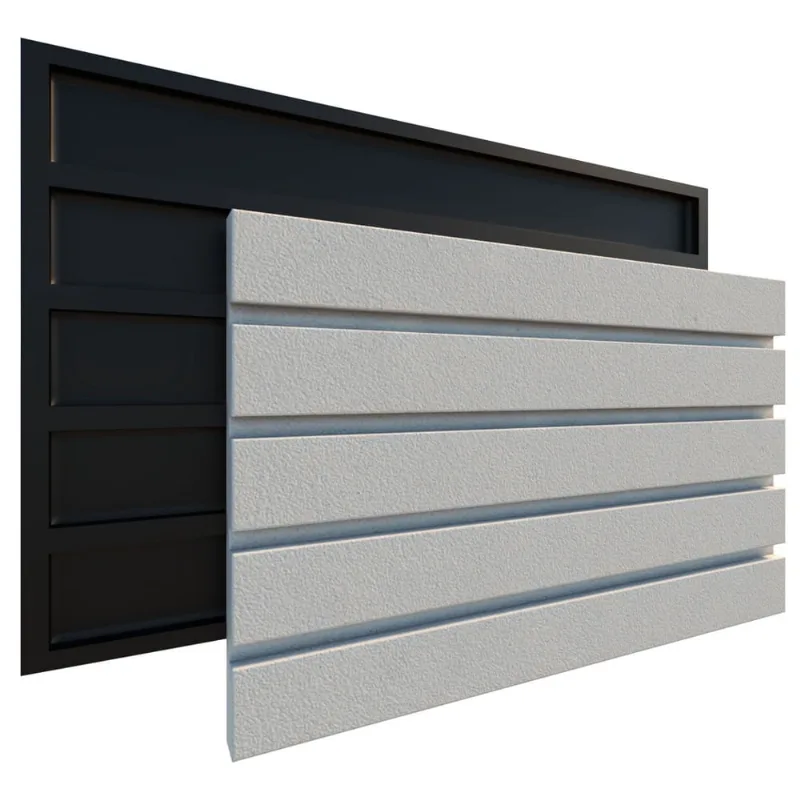 Placa de Forma Gesso 3D Ripado Preto - Unidade