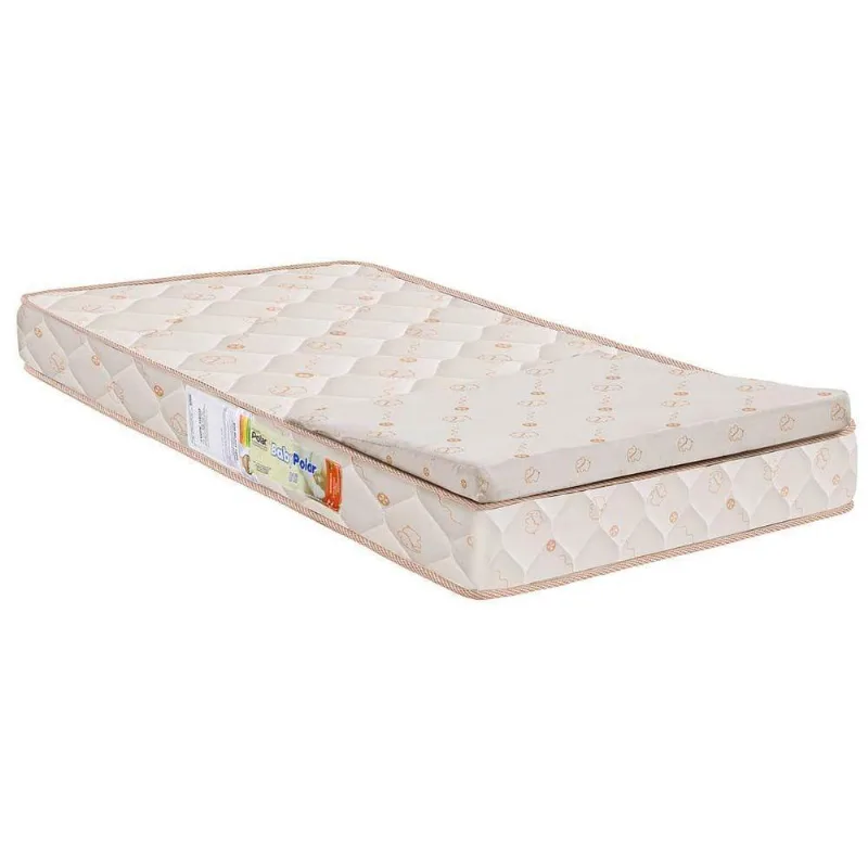 Colchão Infantil D18 Baby Rampa Anti-Refluxo (70x130x10) - Polar