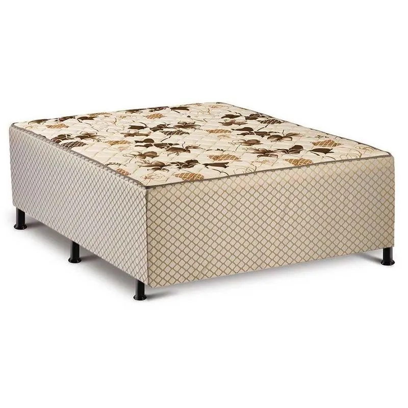 Cama Box Conjugado Casal: Colchão Ortopédico Unipremium Pillow Clean (138x188x45) Polar