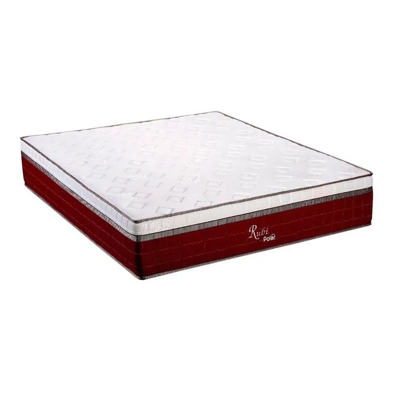 Colchão Queen Molas Ensacadas MasterPocket Rubi Euro Pillow (158x198x30) - Polar
