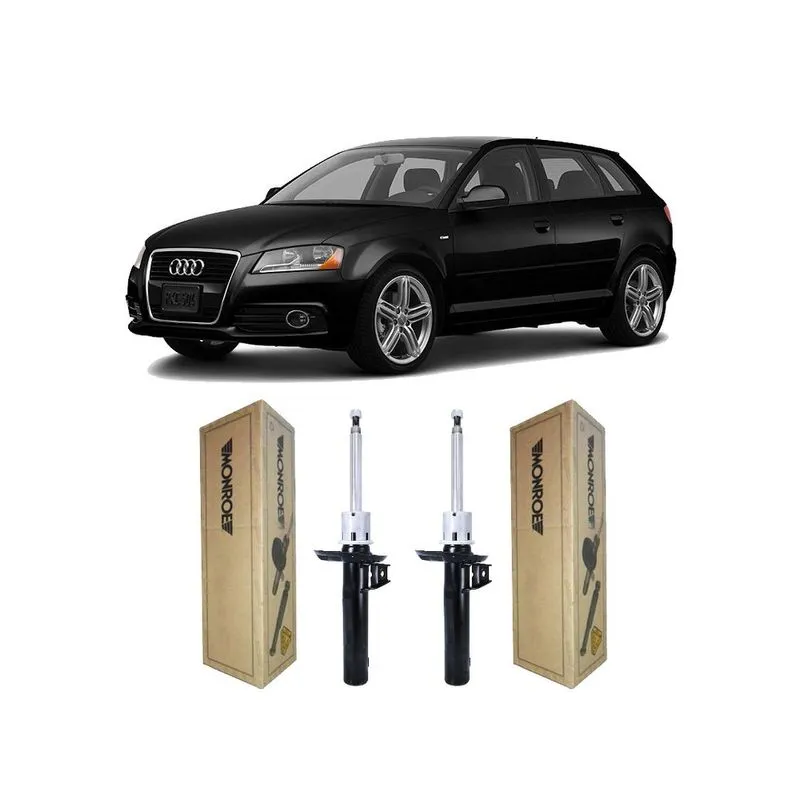 2 Amortecedor Kit Suspensão Dianteira Audi A3 2010 2011 2012
