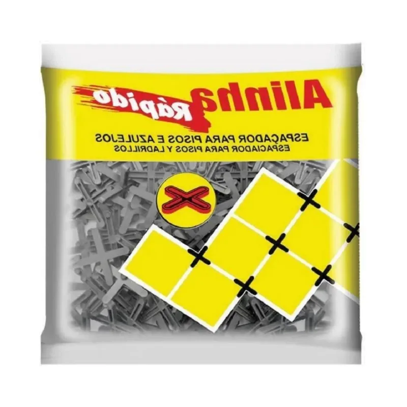 Espaçador de Piso Juntalider 100 Peças 1 mm Preto