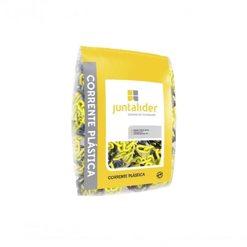 Corrente Elo Curto Pvc Pto-Amar 08Mm 3,90M