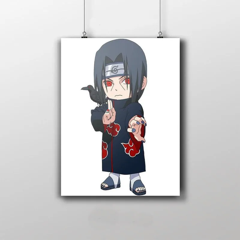 Placa Decorativa Itachi Uchiha - Naruto Shippuden Infantil