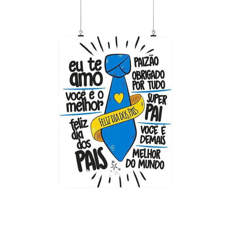 Placa Decorativa - Feliz Dia Dos Pais