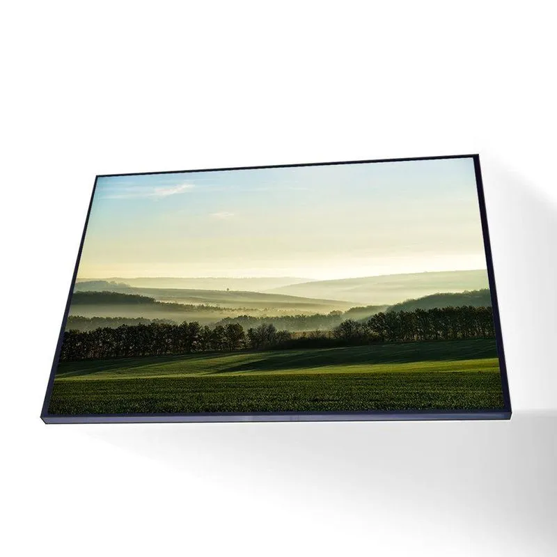 Quadro Paisagem Campo Verde Canvas Sem Vidro Tamanho Moldura 120x80 Caixa Preta