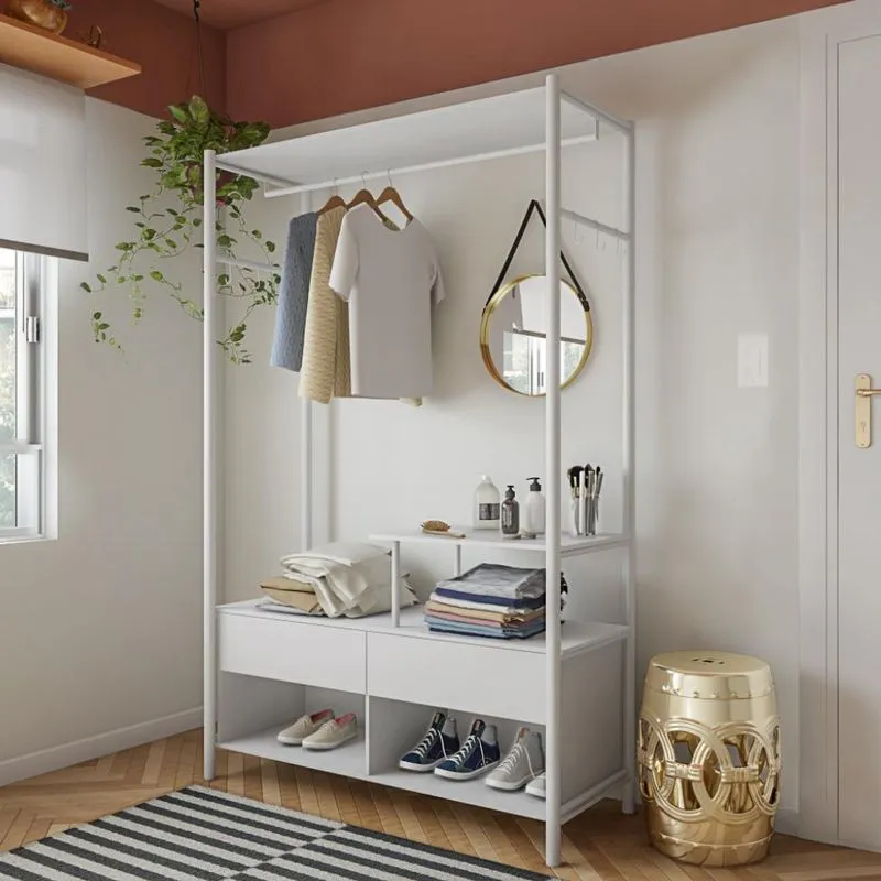 Guarda-Roupa Closet Modulado Prats Branco