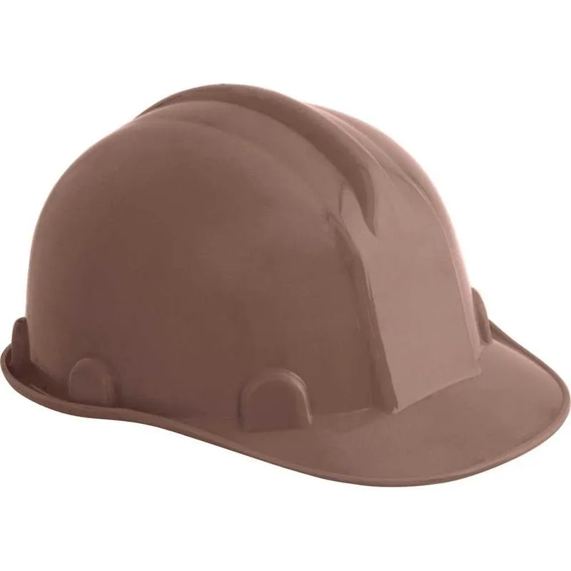Capacete Vonder/novel Com Aba Frontal Marrom.