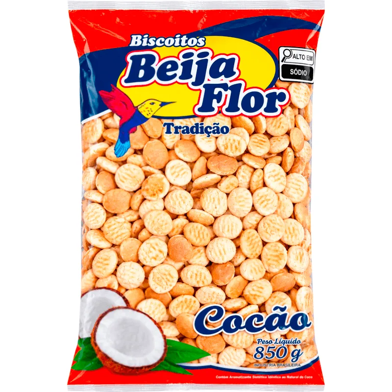 Biscoito Beija Flor Cocão 850g