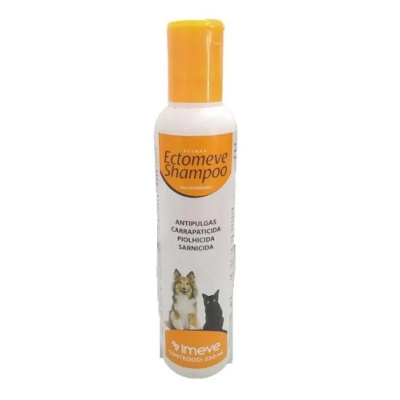 Shampoo Anti Pulgas E Carrapatos Cães E Gatos 250ml Ectomeve