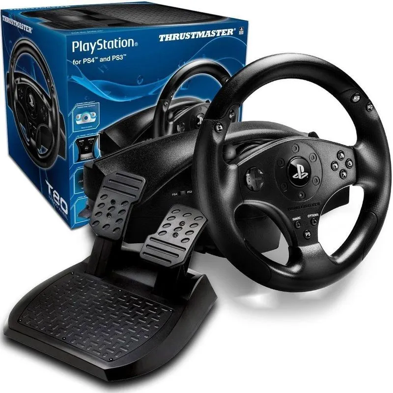 Volante Com Pedais Thrustmaster T80 Racing Wheel Ps3/ps4