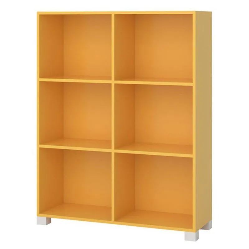 Estante Multiuso com Prateleiras Treviso Amarelo - MPdecor