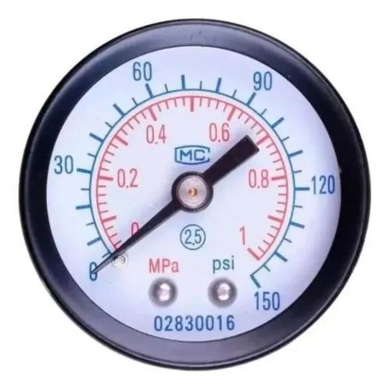 Mini Dial Portátil Medidor De Pressão A Vácuo Manômetro