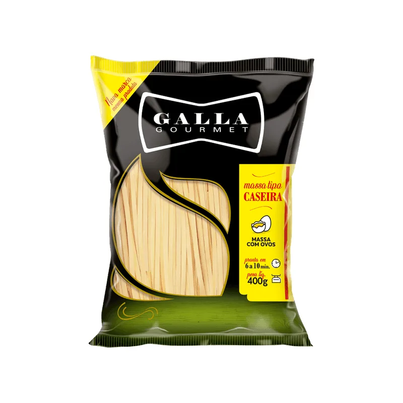 Massa Galla Gourmet Caseira com Ovos Nº 2 400g