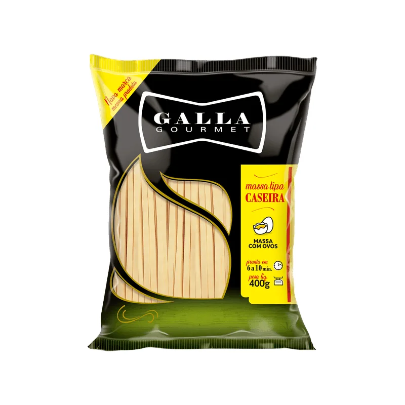 Massa Galla Gourmet Caseira com Ovos Nº 3 400g