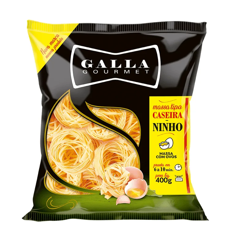Massa Galla Gourmet Caseira Ninho com Ovos Nº 2 400g