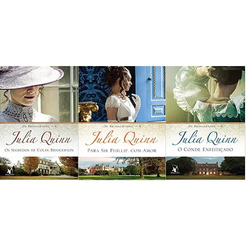 Kit 3 Livros Julia Quinn Colin + Conde + Sir Phillip