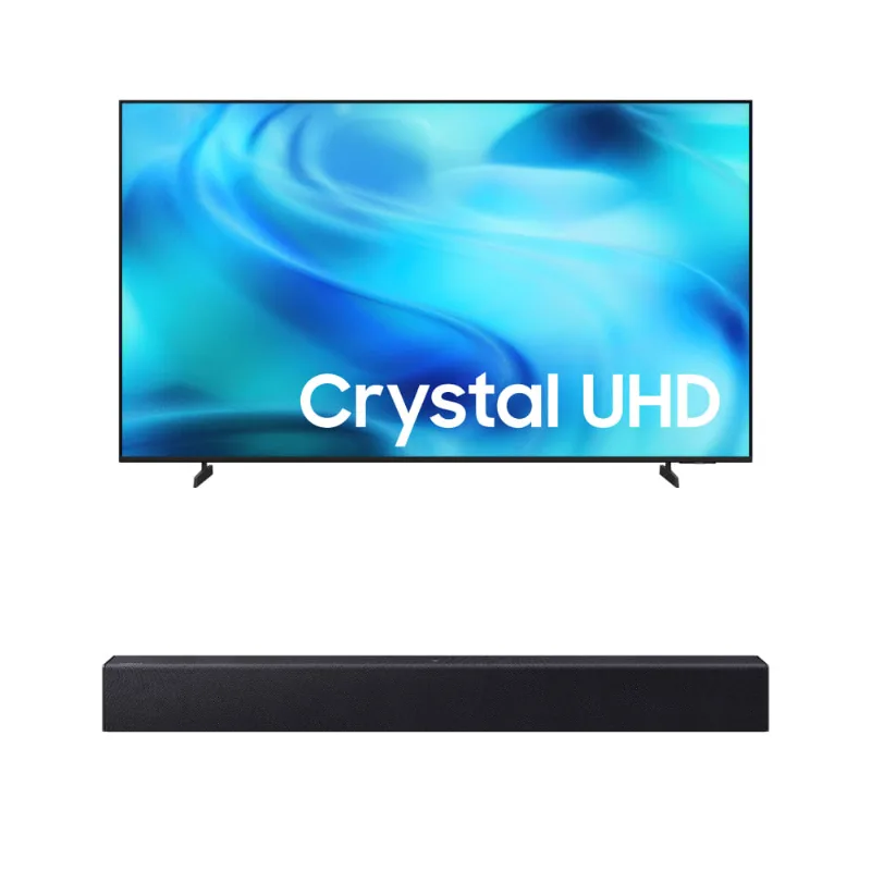 Samsung Smart TV 70" Crystal UHD 4K 2026 + Soundbar Samsung HW-B400F Combo