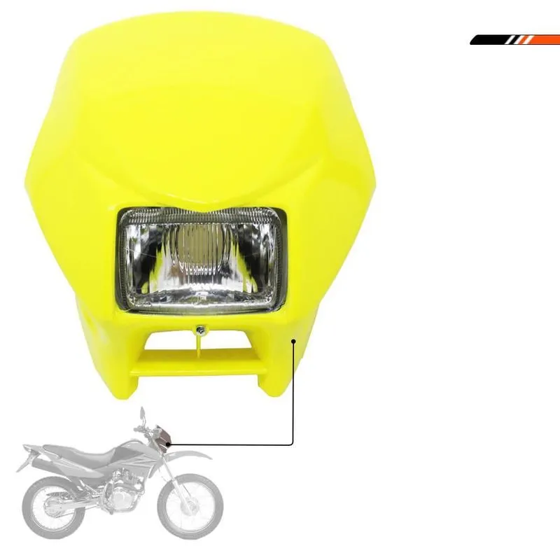 Carenagem Com Farol Nxr Bros 150 2008 Amarelo Sportive