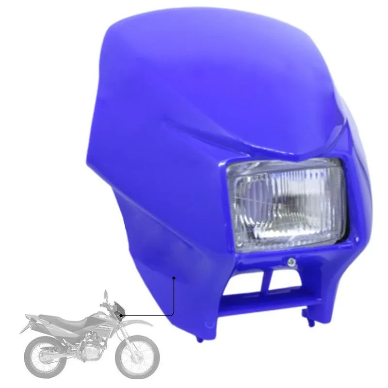 Carenagem Com Farol Nxr Bros 125 2005 Azul Sportive