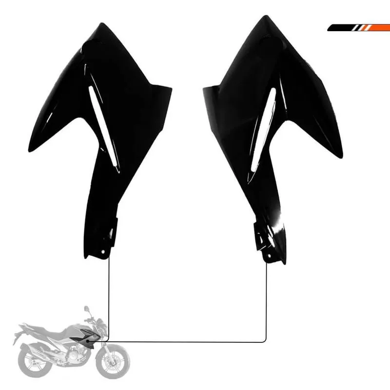 Protetor Par Aba Tanque Fazer 250 2011 A 2015 Preto Sportive