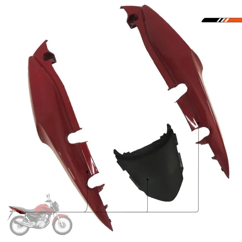 Carenagem Rabeta Cg Titan 150 Ks/es/ex 2010 Vermelho Sportiv