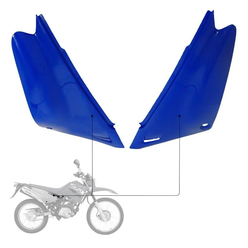 Par Tampa Lateral Xtz 125 2003 A 2006 Azul Sportive