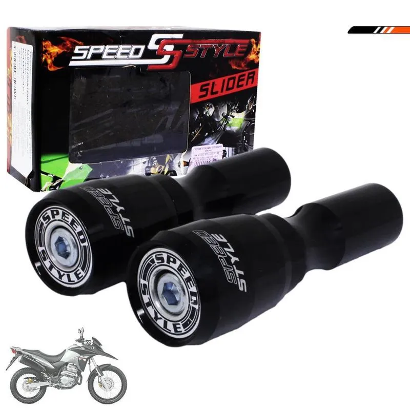 Slider Speed Style Xre 300 2013 A 2015 Preto Brilhante