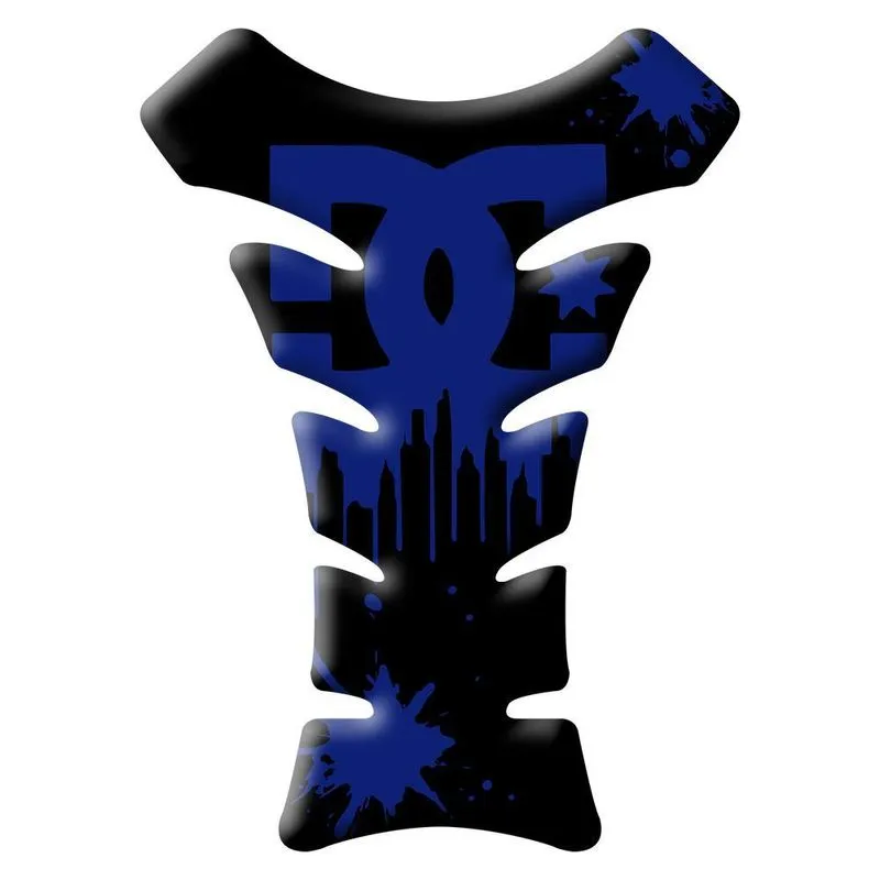 Adesivo Protetor Tanque Dc Shoes Splash Azul 18x13cm